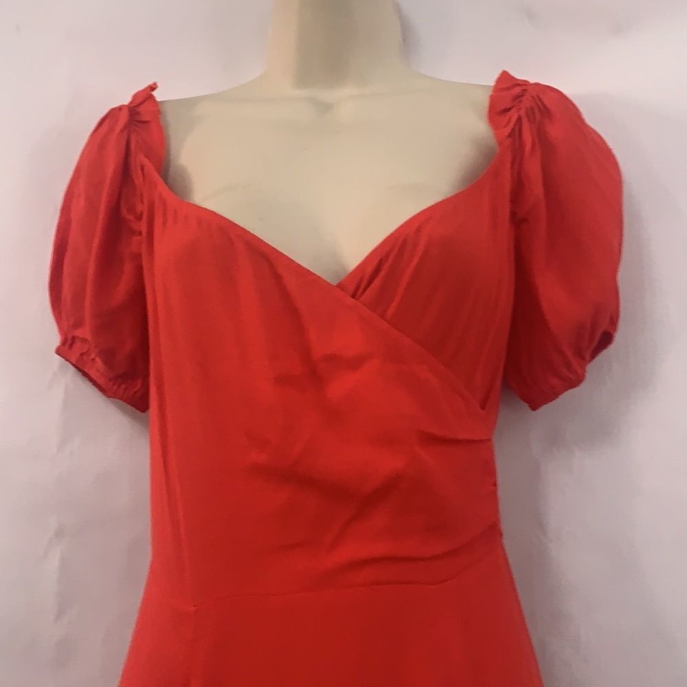 REFORMATION RED DRESS SIZE 0‎ - Picture 4 of 11